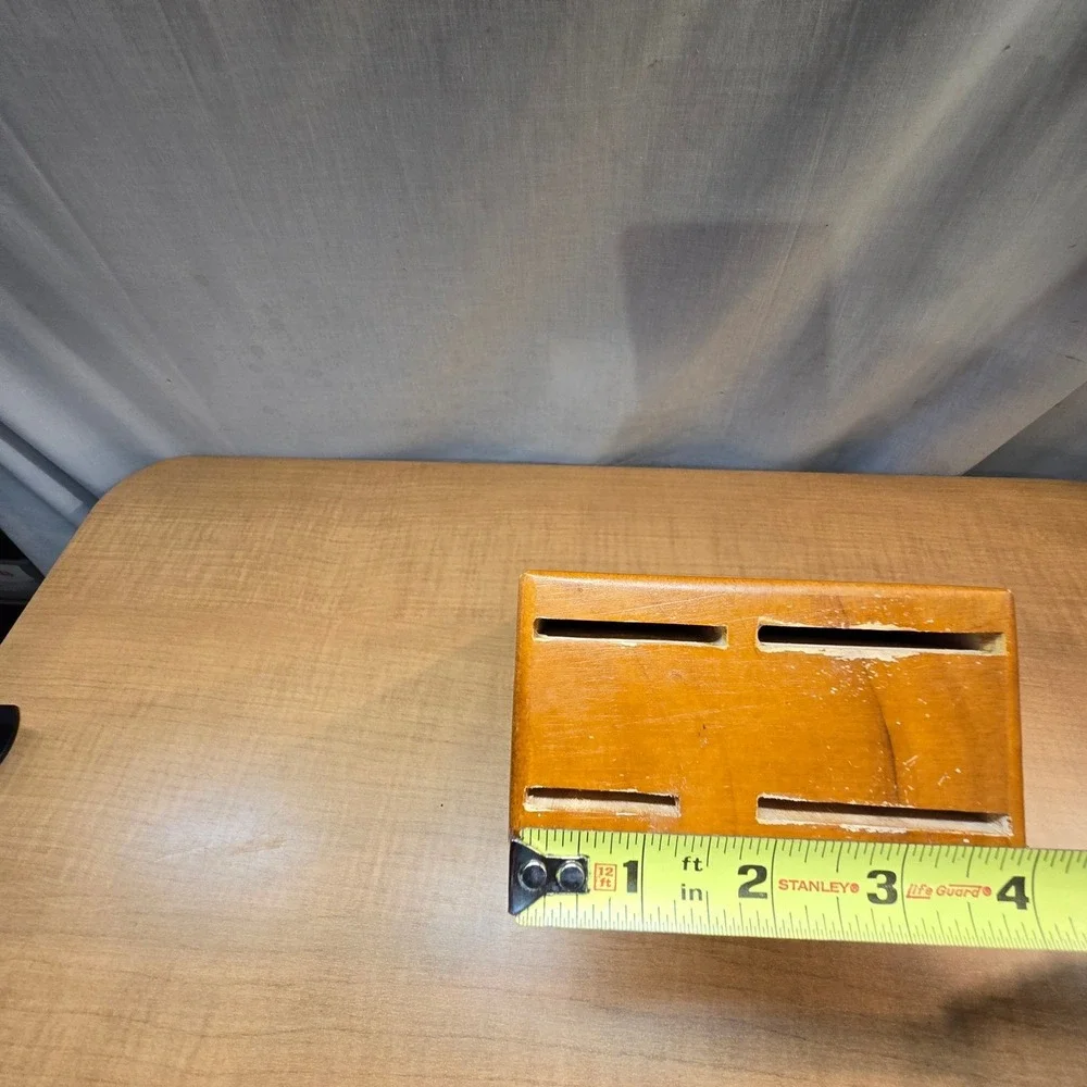 Wolfgang Puck WP‎ Santoku Chef's Knife Set Wood Block Only for 9